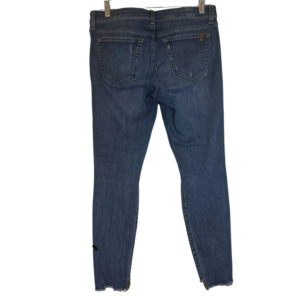 Joe's Jeans Dark Blue Distressed Skinny Jeans Size 29